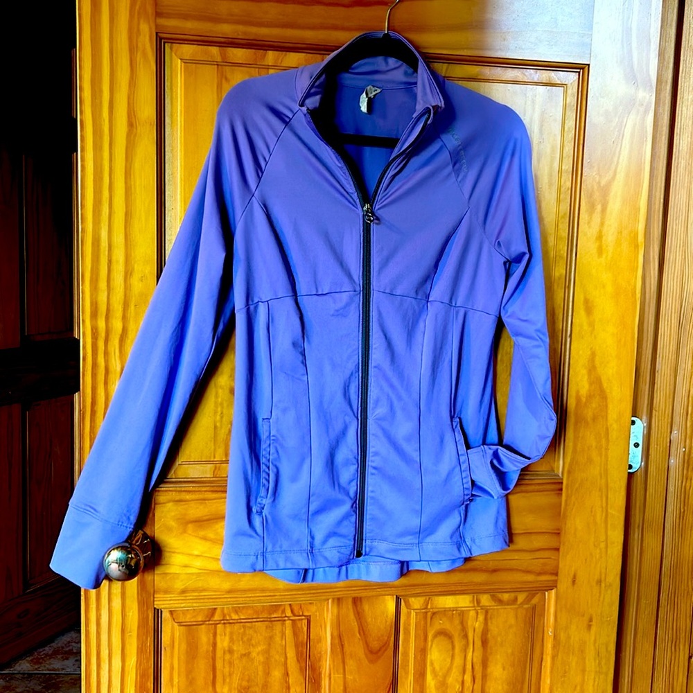 Under Armor purple zip up athletic jacket/sweatshirt